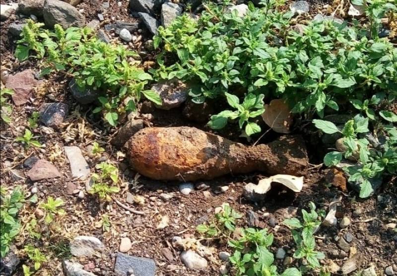 В Пушкинском районе нашли артиллерийский снаряд времен ВОВ