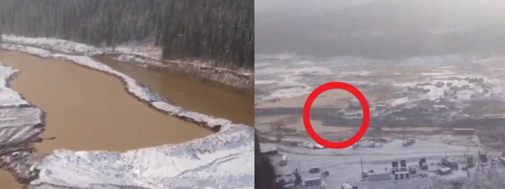 Пять незаконных дамб были разрушены в Красноярском крае из-за прорыва воды