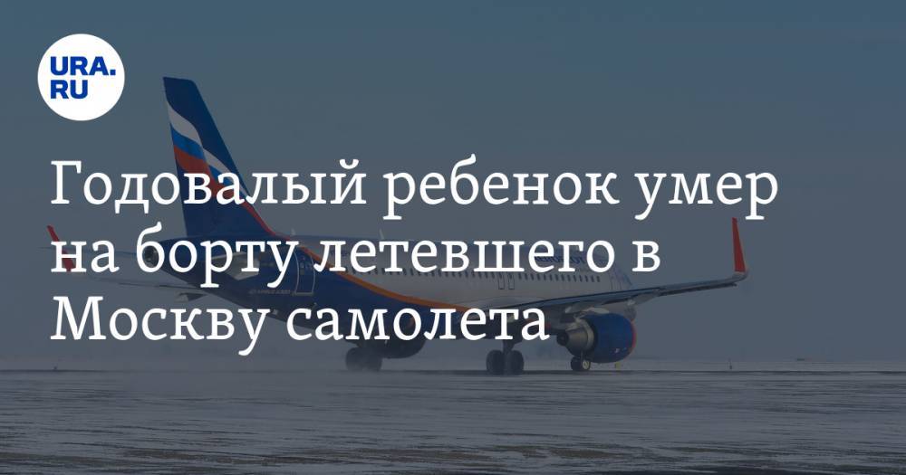 Годовалый ребенок умер на борту летевшего в Москву самолета