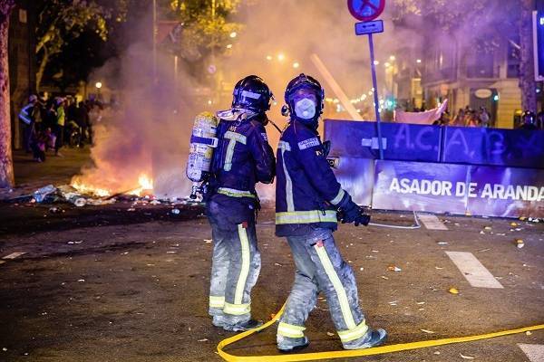 Мэрия Барселоны оценила ущерб от беспорядков в 2,5 млн евро