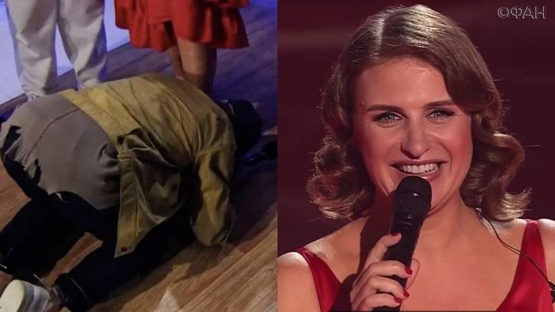 Нагиев впервые в истории «Голоса» рухнул на колени перед участницей шоу