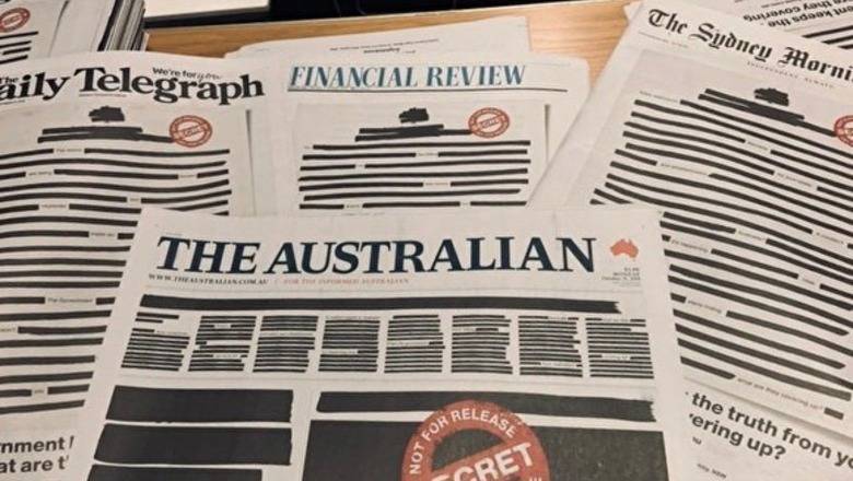 Журналисты Австралии протестуют против цензуры