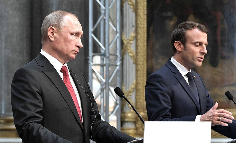 Путин обсудил с Макроном Сирию и Украину