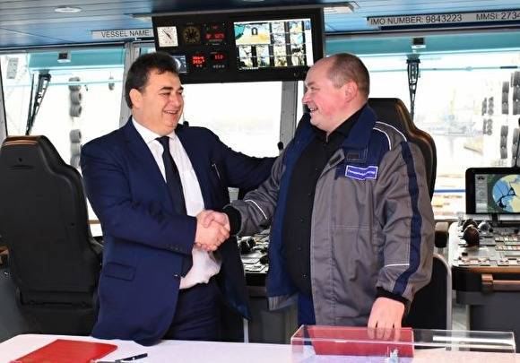 «Атомфлоту» передали новый ледокол, который будет работать в Сабетте