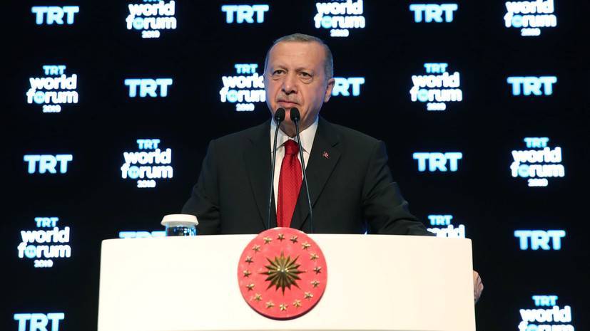 Эрдоган исключил возможность переговоров с курдами в Сирии