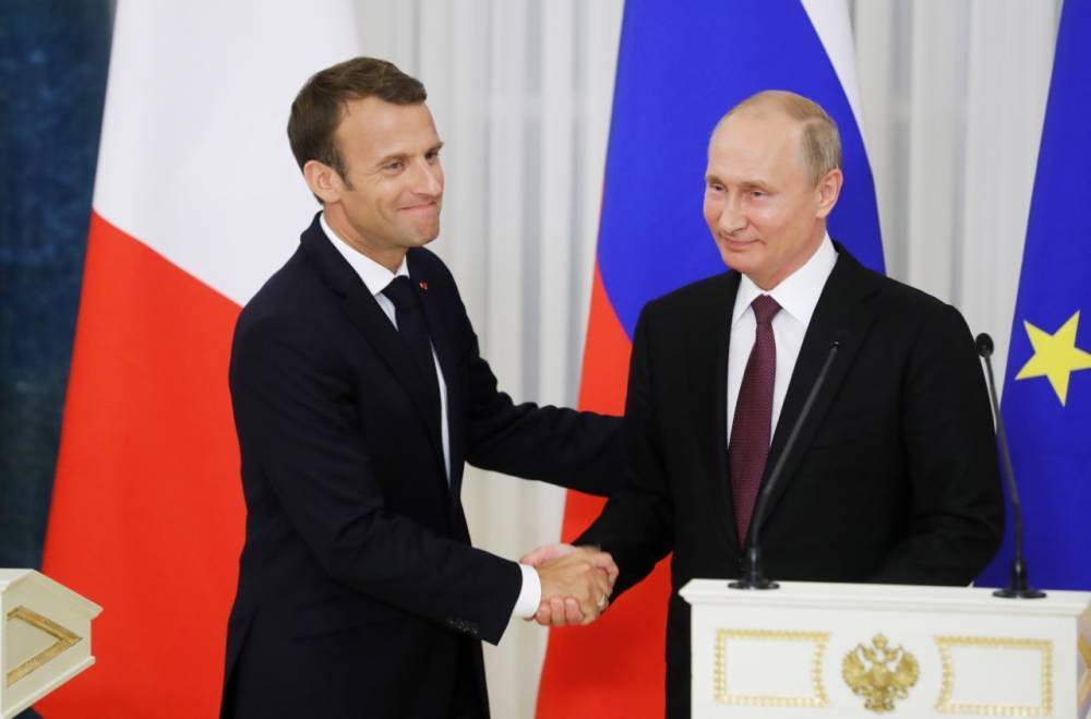 Путин и Макрон подчеркнули безрезультативность Минских соглашений