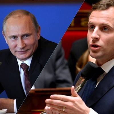 Путин обсудить по телефону с Макроном вопросы, связанные с Украиной и Сирией