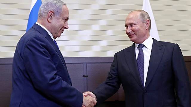 Владимир Путин обсудил с Нетаньяху ситуацию в Сирии