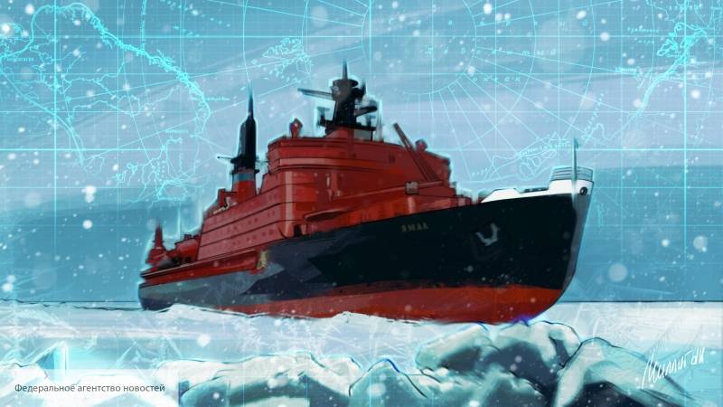 Служба спасения Норвегии получила сигнал SOS от российского ледокола, попавшего в шторм