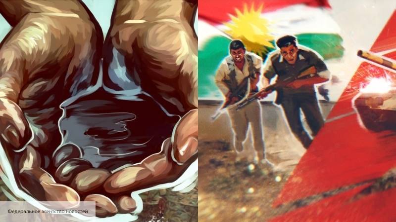 Поддерживаемые США курды-террористы захватывают нефть в Сирии