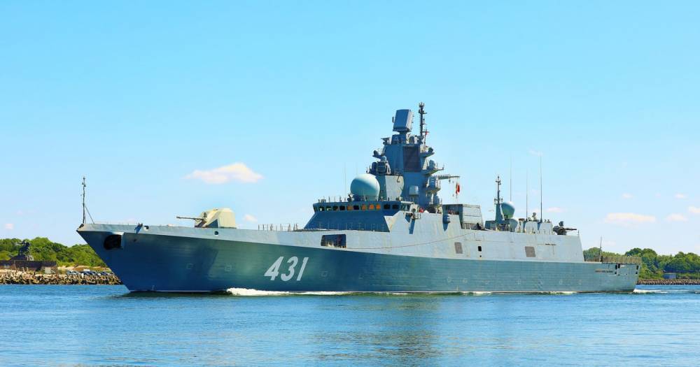 В России начались испытания новейшего фрегата