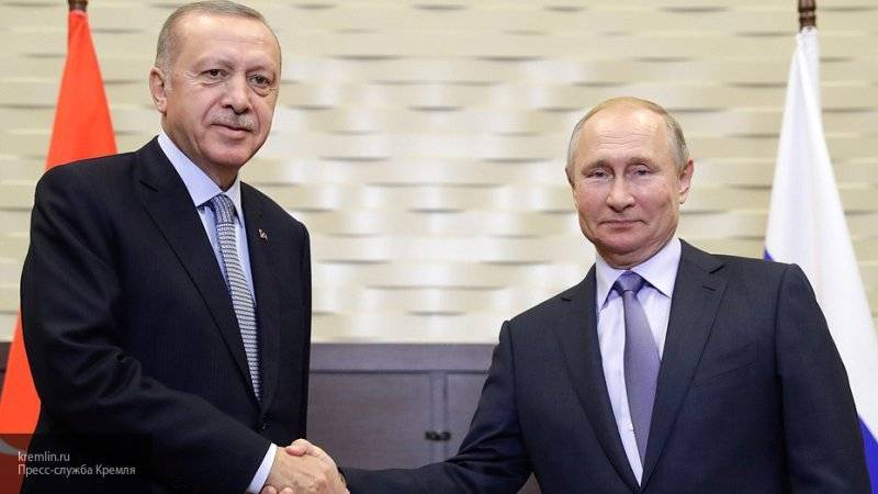 Путин и Эрдоган оделись одинаково на переговоры по проблеме курдов-террористов в Сирии