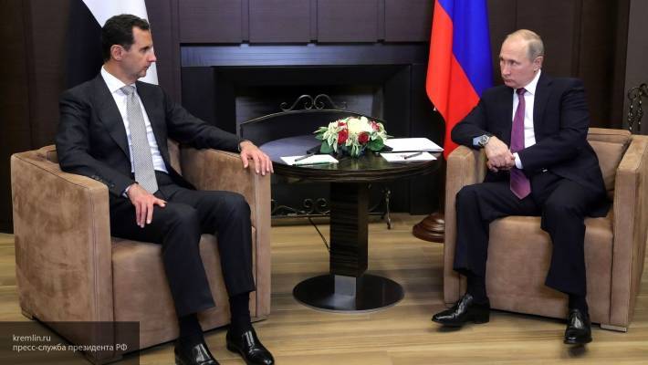 Асад заявил Путину, что Дамаск выступает против любого захвата территорий Сирии