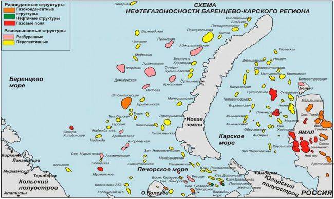 Ученые нашли свидетельства наличия углеводородов на дне северных морей