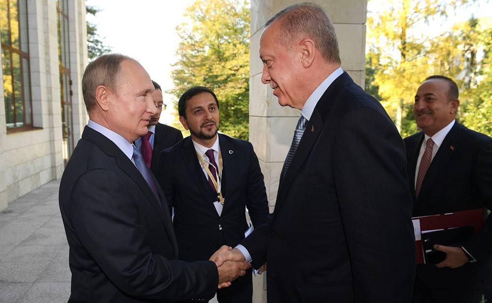 Переговоры Путина и Эрдогана длятся более 4 часов