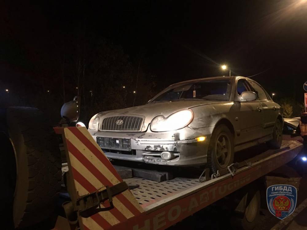 Правоохранители с погоней задержали пьяного водителя автомобиля Hyundai Sonata