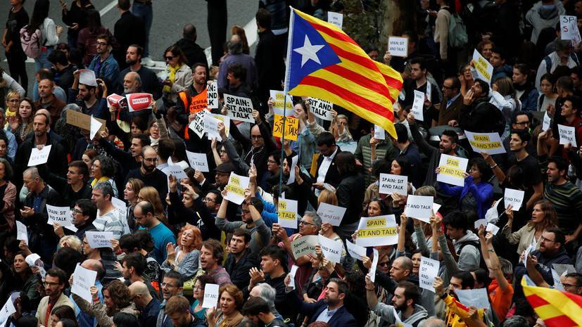 Около 600 человек пострадали за неделю беспорядков в Барселоне