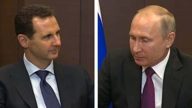 Путин рассказал Асаду об итогах переговоров с Эрдоганом