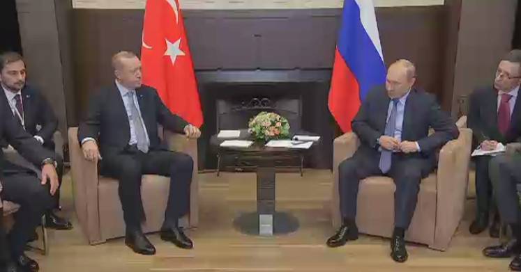 Путин оценил важность визита Эрдогана на фоне ситуации в Сирии