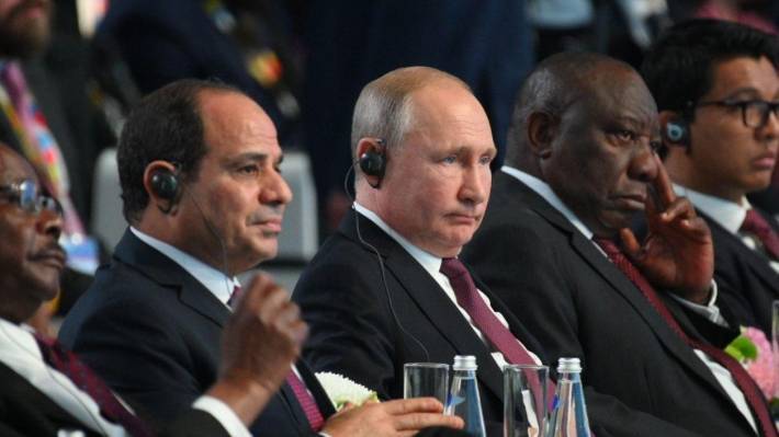 Путин заявил, что товарооборот РФ и Африки можно удвоить за четыре-пять лет