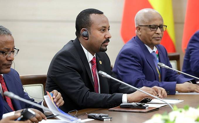 Встреча с&nbsp;Премьер-министром Эфиопии Абий Ахмедом