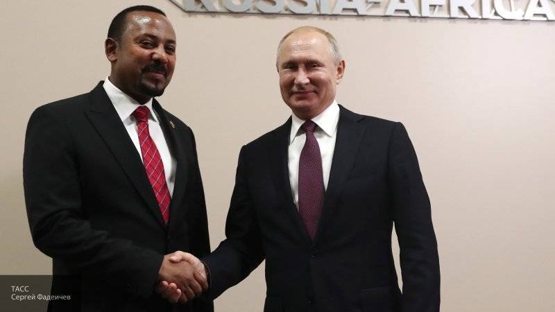 Путин поздравил премьера Эфиопии с присуждением ему Нобелевской премии мира