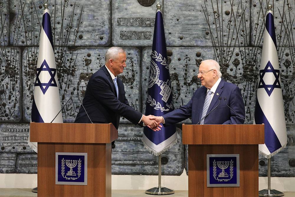 Президент Израиля поручил Бени Ганцу сформировать правительство