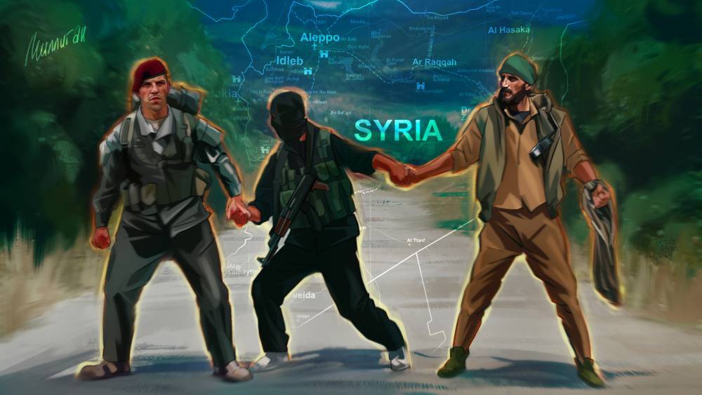 Курды-террористы, ИГИЛ и США охраняют украденную у Сирии нефть