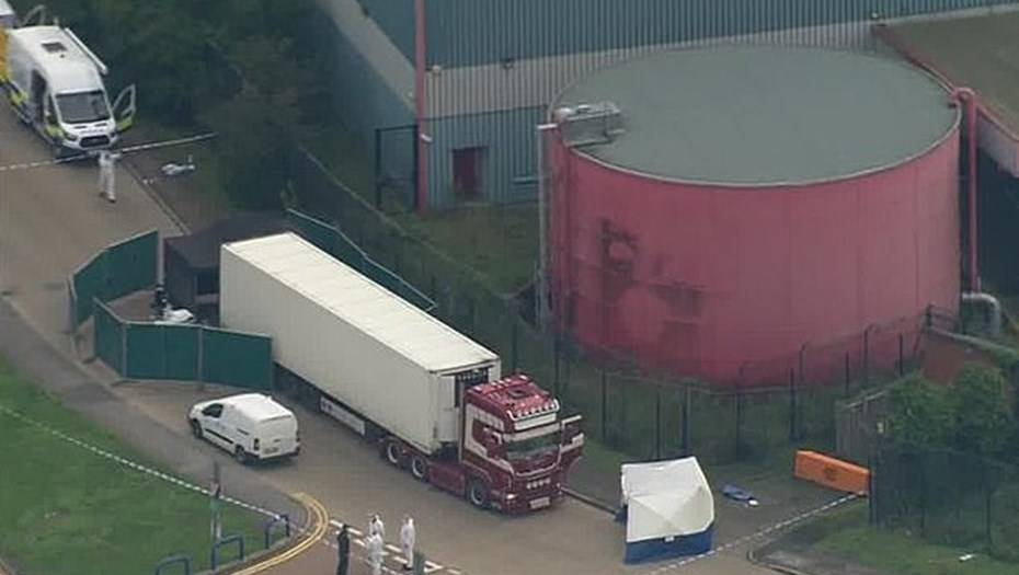 В Великобритании нашли грузовик с телами 39 погибших