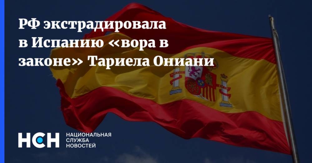 РФ экстрадировала в Испанию «вора в законе» Тариела Ониани