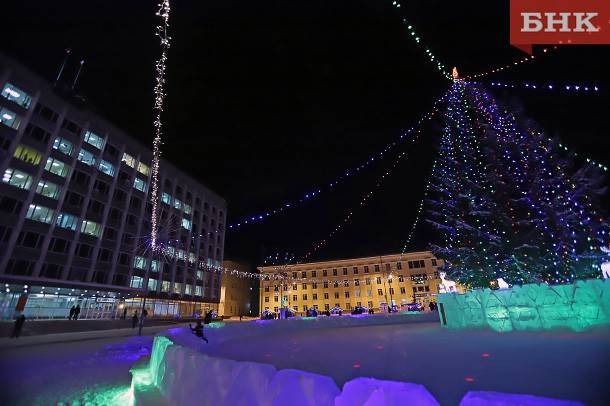 Стефановскую площадь в Сыктывкаре снова покроют льдом