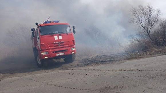 Во Владивостоке вовремя пожара на кладбище погибли три человека