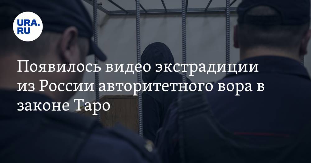 Появилось видео экстрадиции из России авторитетного вора в законе Таро