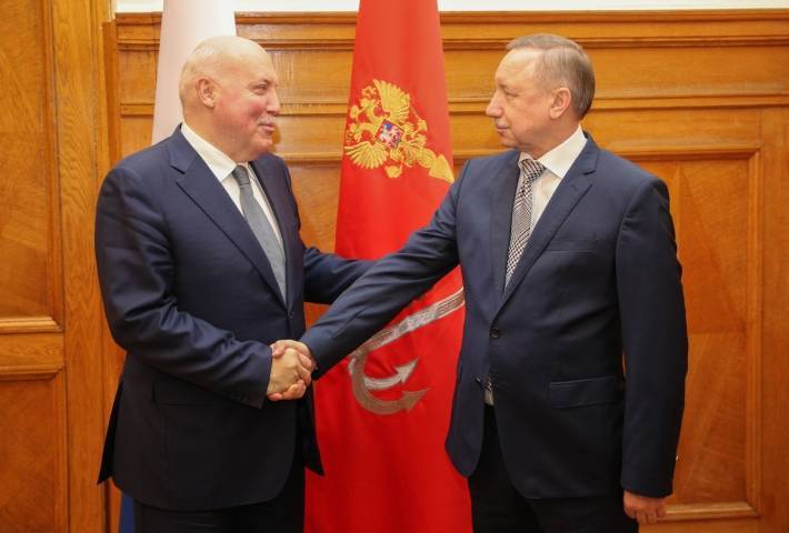 Беглов встретился с послом РФ в Белоруссии Мезенцевым