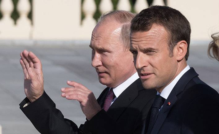 Главред (Украина): гармоничные отношения Путина и Макрона по-настоящему пугают