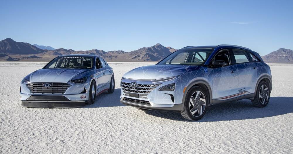 Водородные и&nbsp;гибридные Hyundai стали быстрейшими в&nbsp;мире