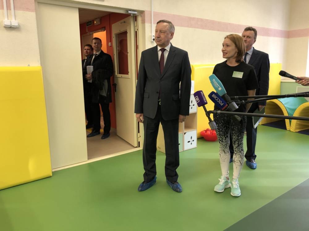 Беглов проверил открывшийся в августе детский сад на Варшавской
