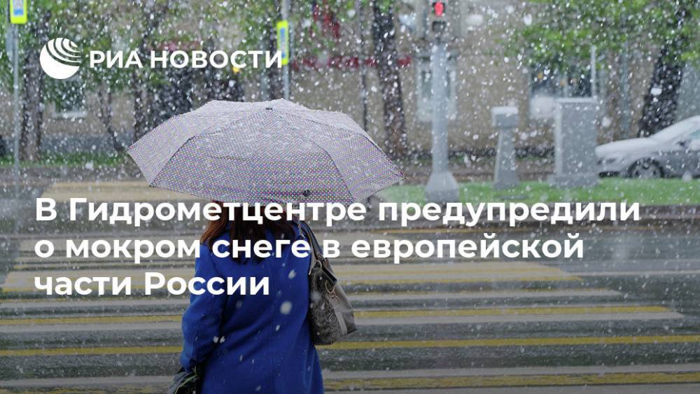 В Гидрометцентре предупредили о мокром снеге в европейской части России