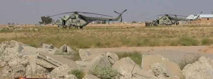 Вертолеты ВКС РФ заняли военную базу США на востоке Сирии