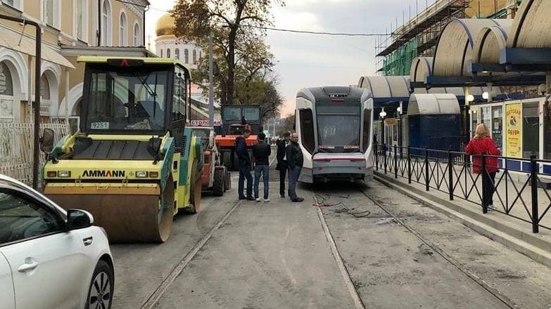 Ростовский трамвай сошел с рельсов в честь предстоящего прибытия патриарха