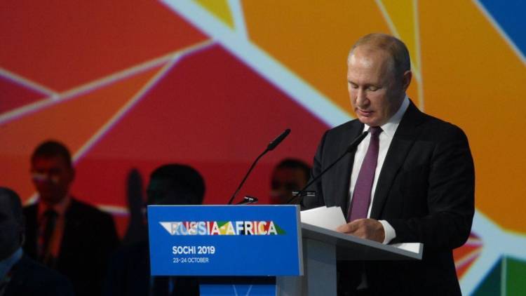 Путин заявил о росте товарооборота между РФ и странами Африки в два раза