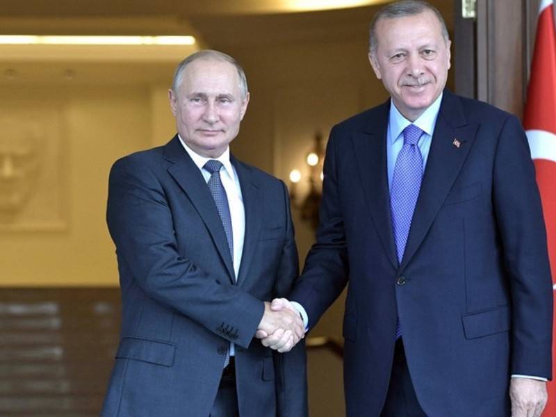 Путин и Эрдоган провели два часа наедине