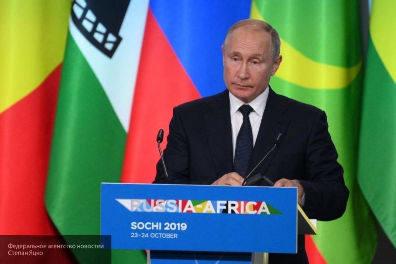 Путин объявил о создании нового форума Россия — Африка
