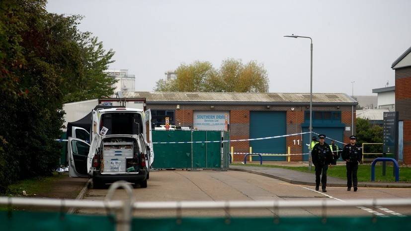 Полиция проводит рейд в Северной Ирландии в связи с гибелью 39 человек