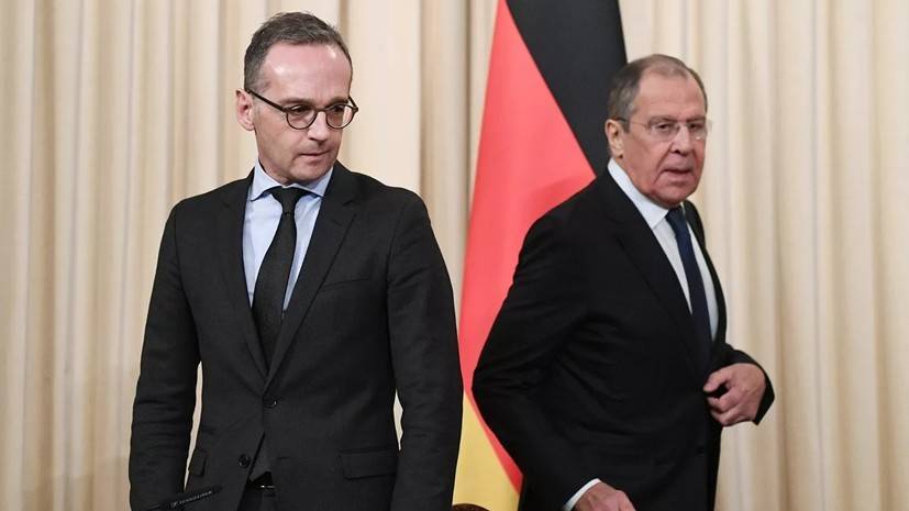 Лавров обсудил с главой МИД Германии ситуацию в Сирии