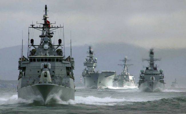 Военные корабли НАТО прибыли в порт Батуми