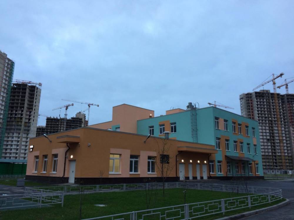 В ЖК «Чистое небо» построили новый детский сад на 220 мест