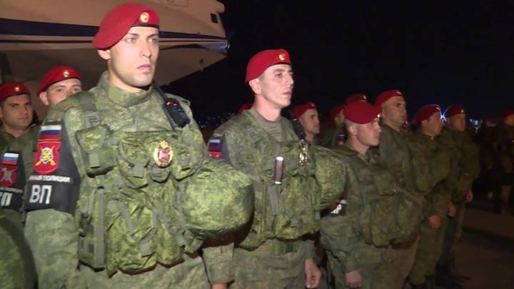 Россия наращивает группировку военной полиции в Сирии