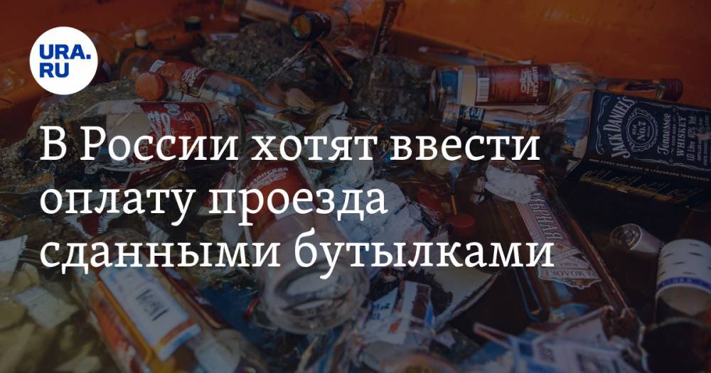 В России хотят ввести оплату проезда сданными бутылками