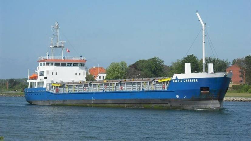 Российский капитан севшего на мель в Швеции судна отпущен на свободу